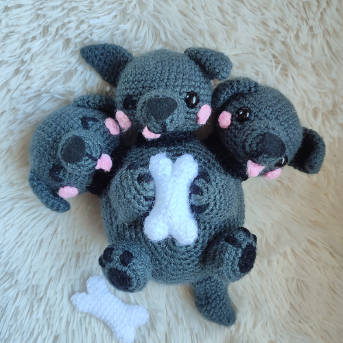 Cerberus amigurumi