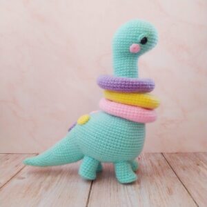 Brontosaurio amigurumi