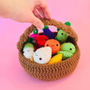 frutas y verduras amigurumi